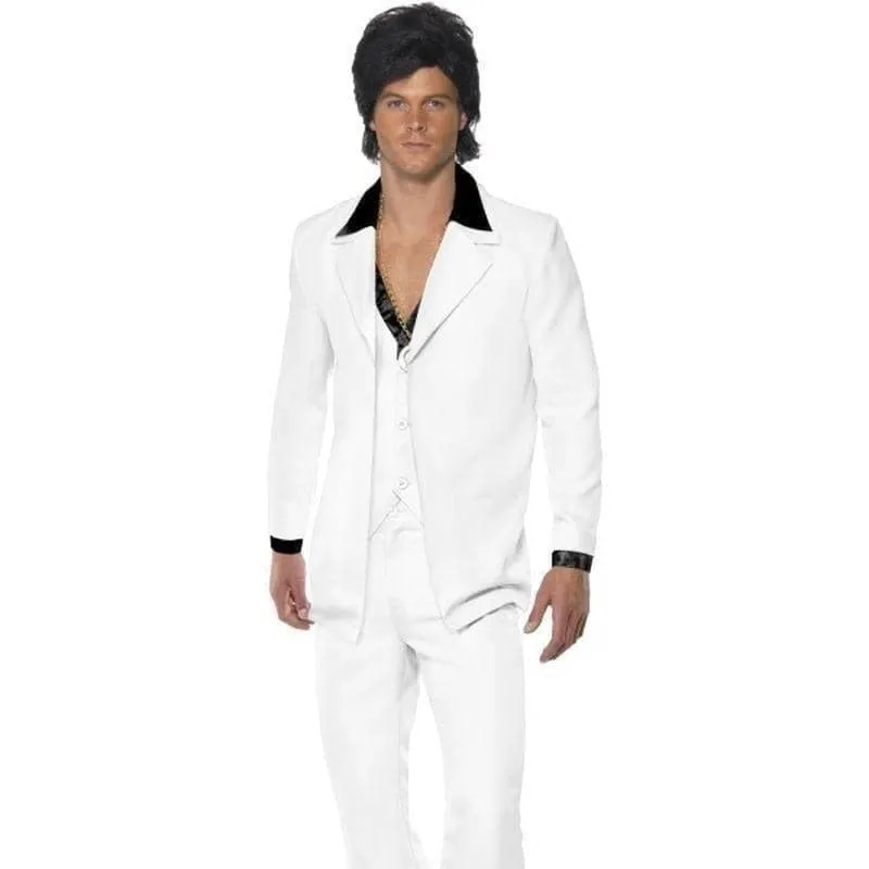 1970s White Disco Suit Adult Costume