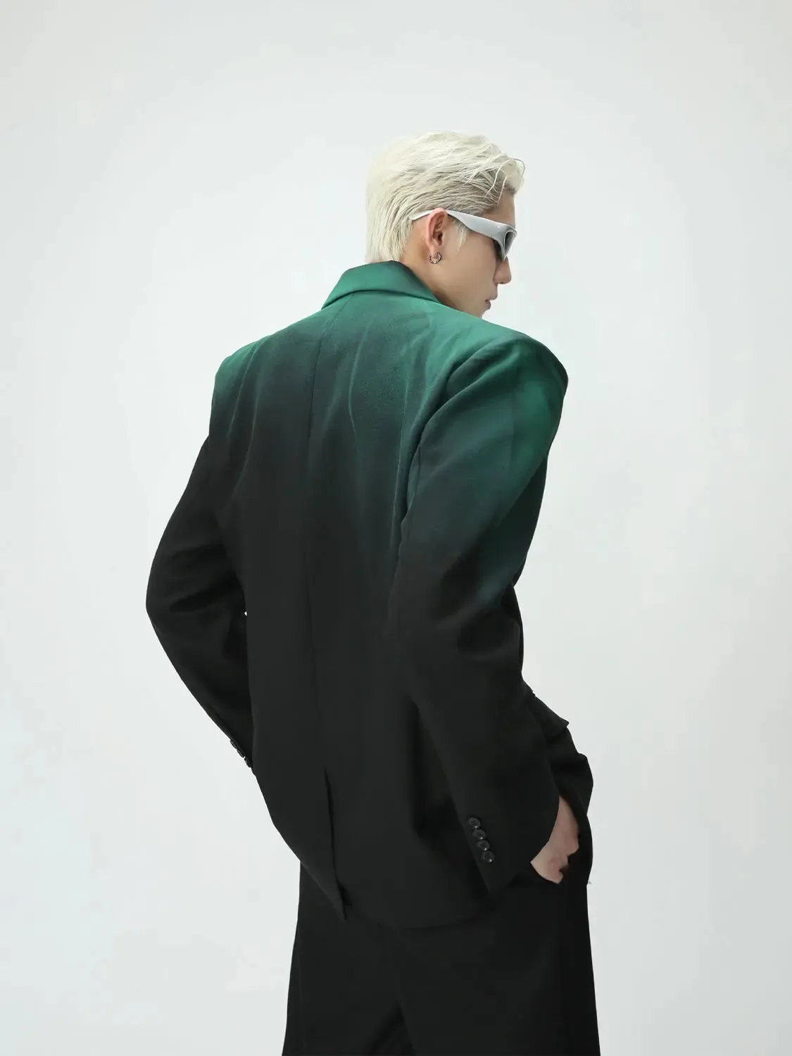 【23s August.】Gradient Shoulder Pad Jacket