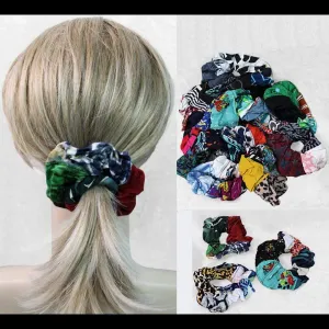 25 Patchwork Hair Scrunchies ($1.23 each)