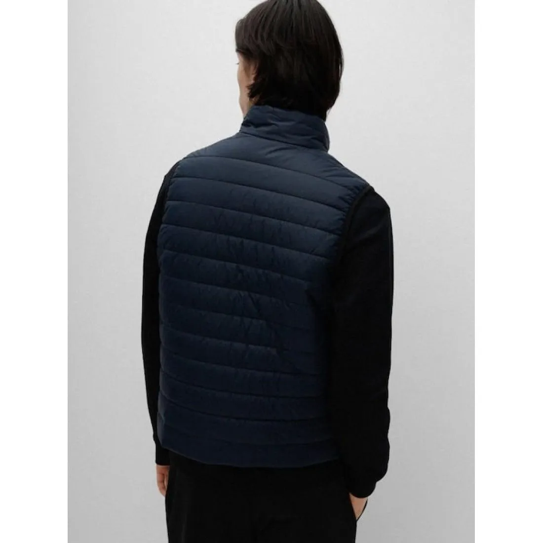 50468742 405 BOSS SLEEV LESS JACKET MEN NAVY