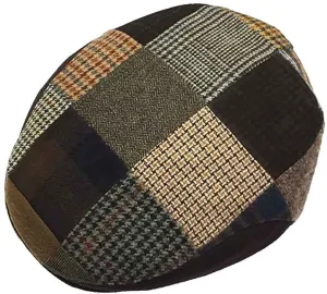 A--Capas Headwear Ivy Italian Wool Patchwork Cap,    Style# 1107