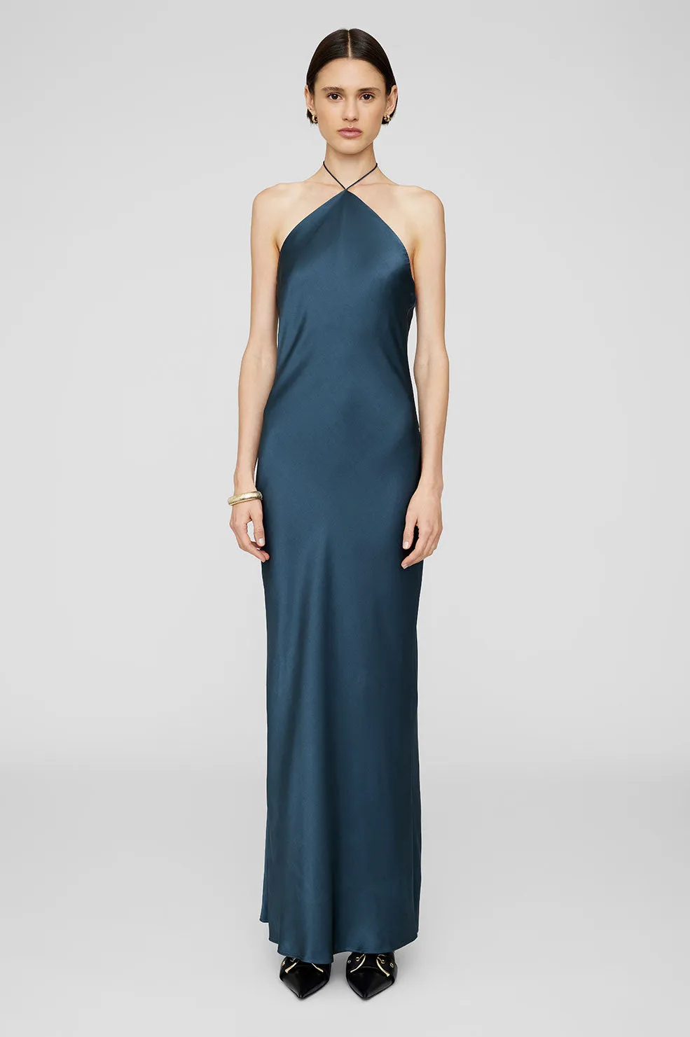 Anine Bing Leanne Dress in Navy