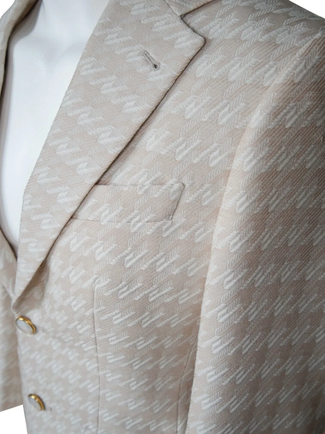 Cashew Crema Houndstooth Jacket