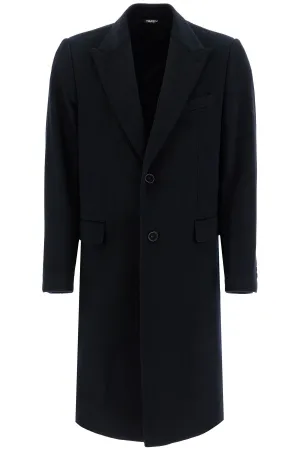 Dolce & Gabbana single-breasted cashmere coat