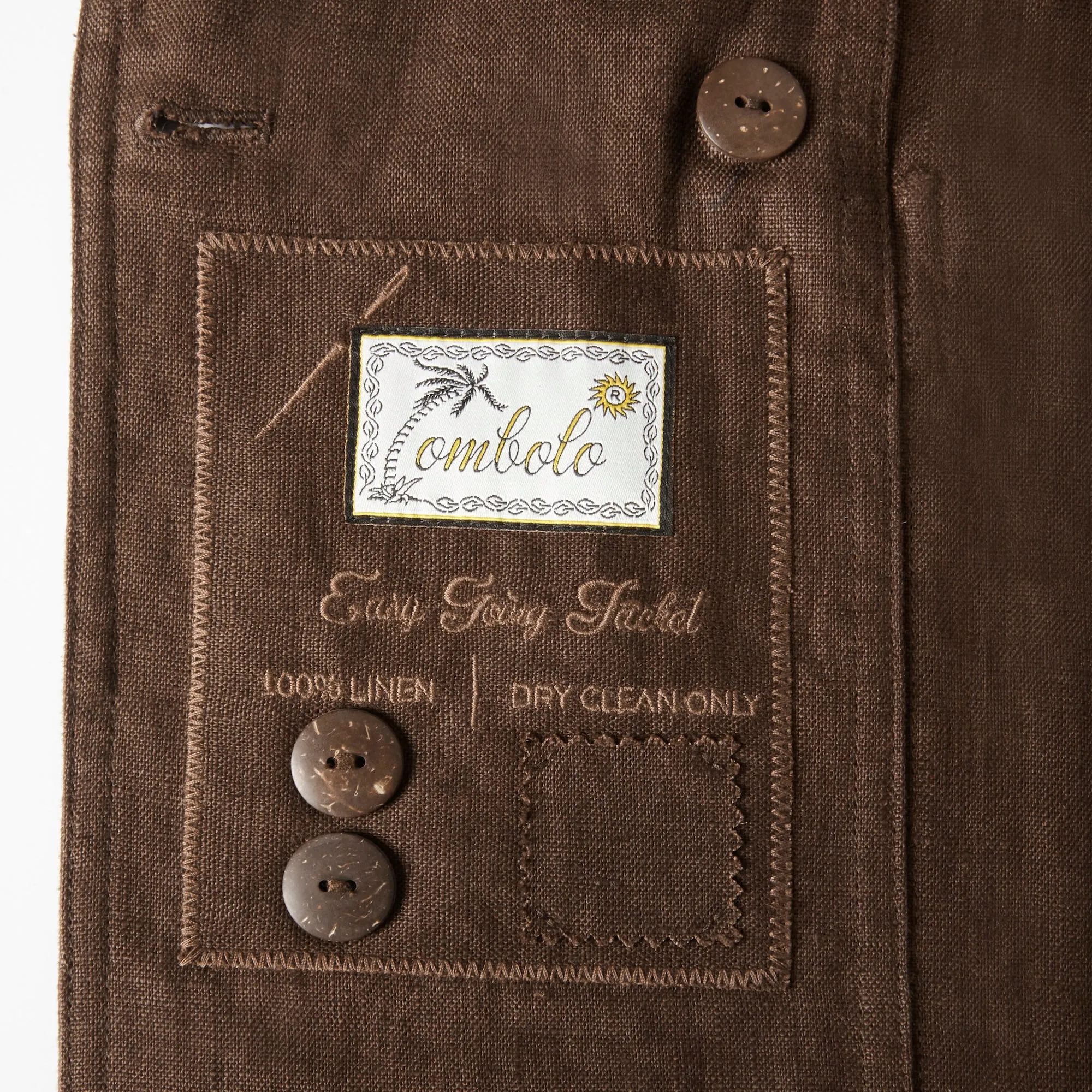 Easy-Going Jacket (Brown Linen)