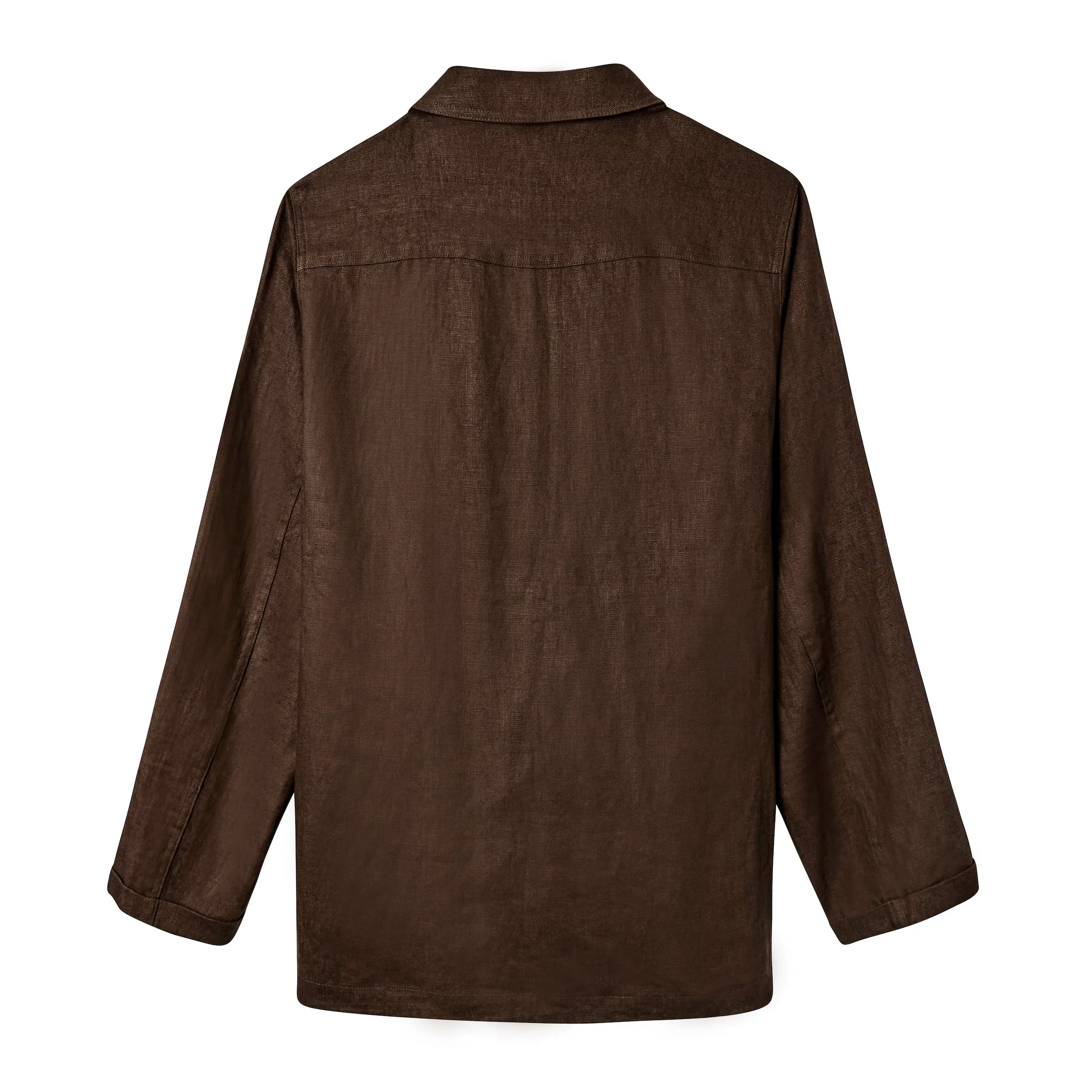 Easy-Going Jacket (Brown Linen)