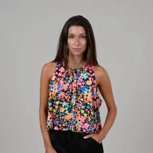 HEINIE SLEEVELESS PRINTED TOP