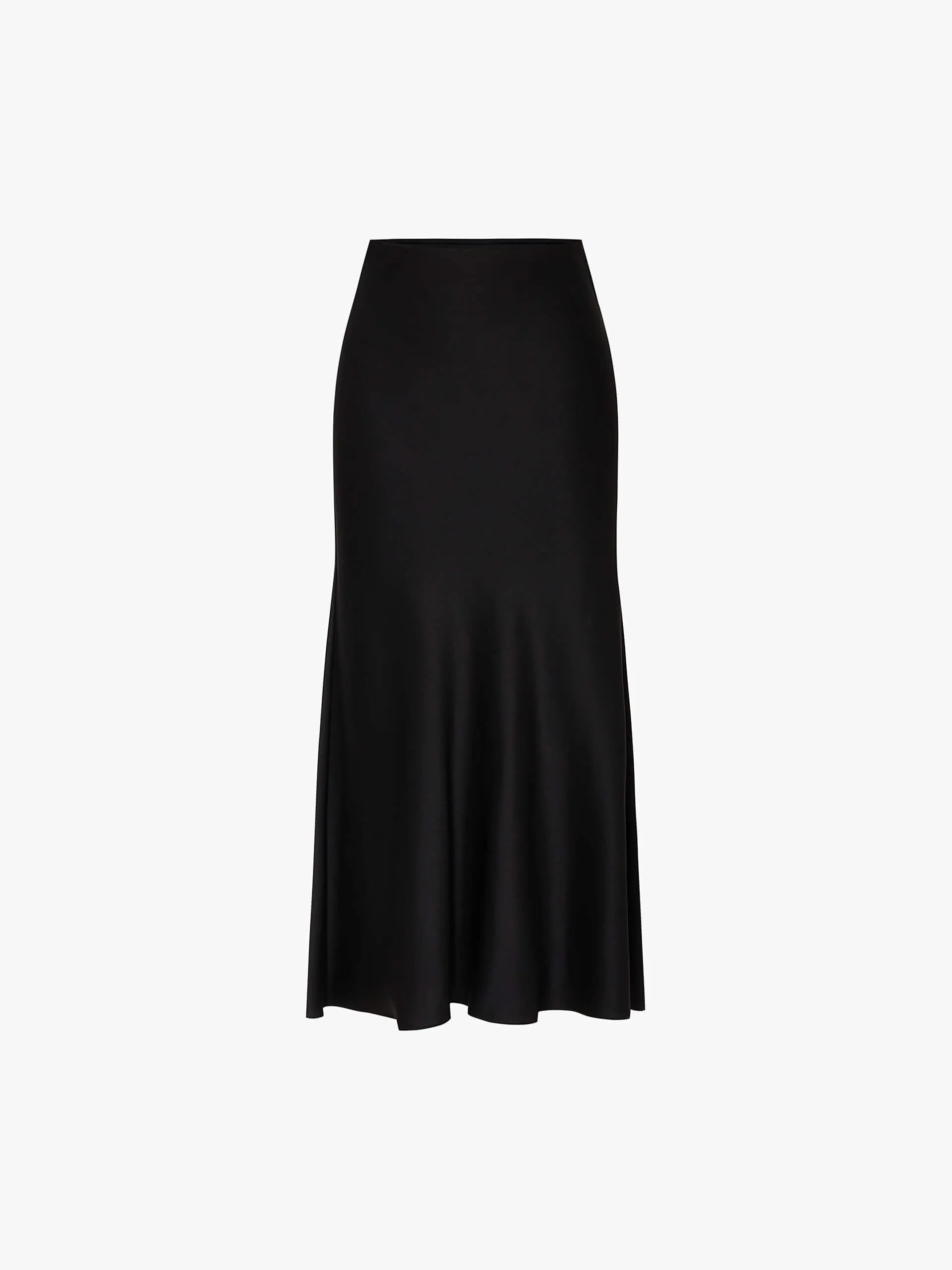 High Waist Maxi Satin Skirt