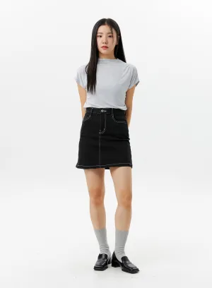 High Waist Mini Skirt OG302