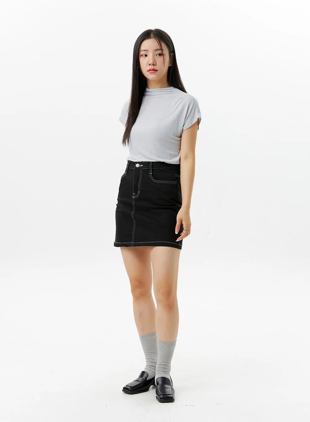 High Waist Mini Skirt OG302