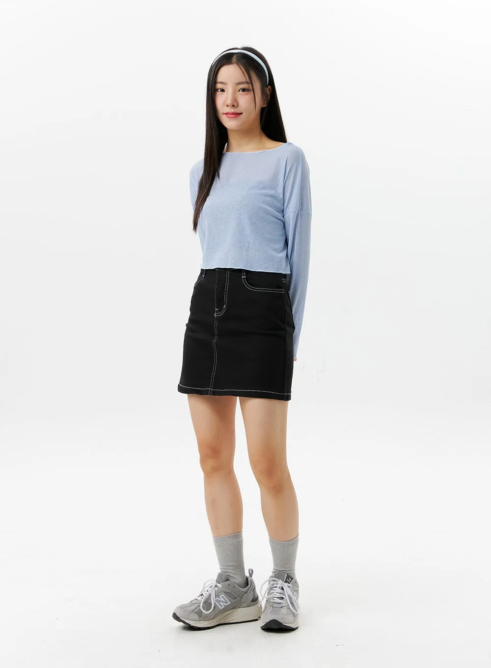 High Waist Mini Skirt OG302