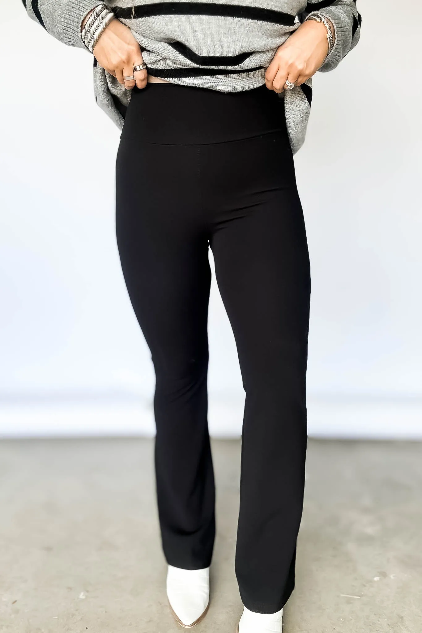 High Waisted Black Pants