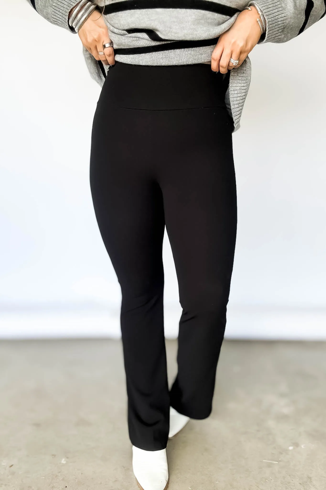 High Waisted Black Pants