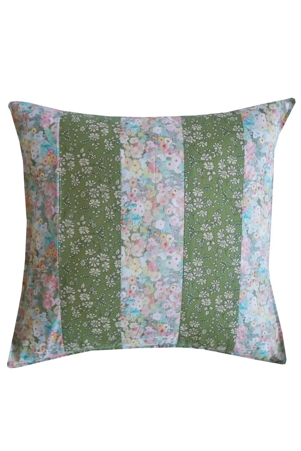 HOLLYHOCKS & CAPEL Liberty Patchwork Cushion