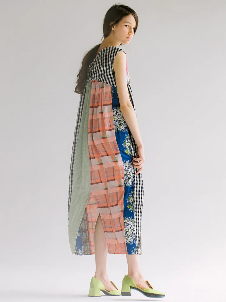 Kapital Crazy Patchwork Balloon Lantern Dress