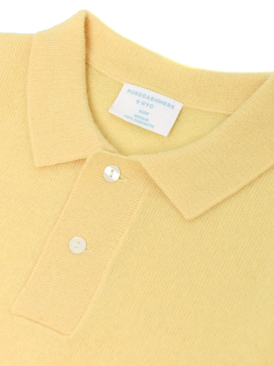 Kids Polo Sweater_Yellow