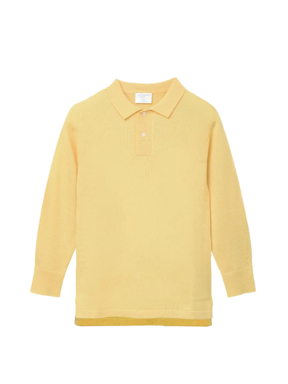 Kids Polo Sweater_Yellow