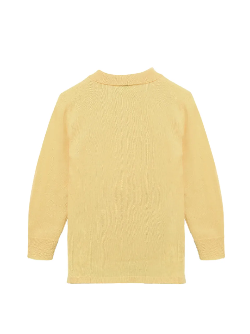 Kids Polo Sweater_Yellow