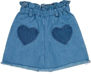 Louis Louise Skirt SCHOOL Denim Patchwork