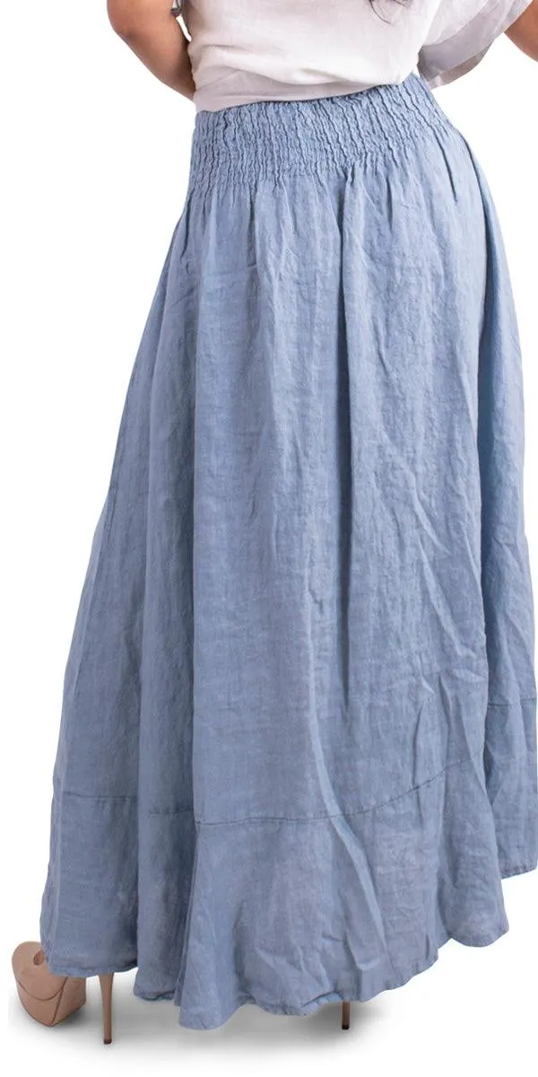 Magdalena Linen Skirt