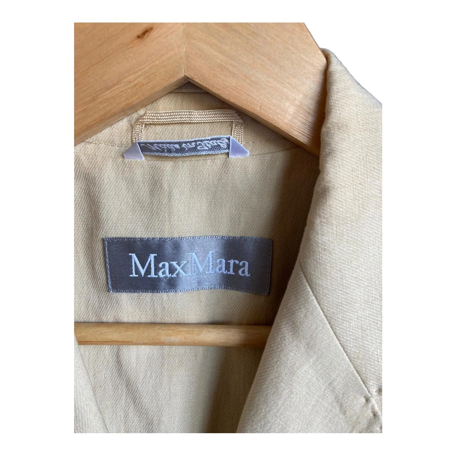 Maxmara Linen Blend Skirt Suit UK Size 12