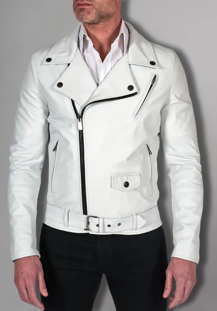 Men White Riverdale Southside Serpents Jacket