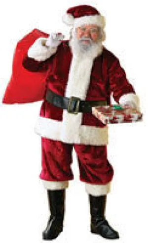 Mens Crimson Regency Santa Suit