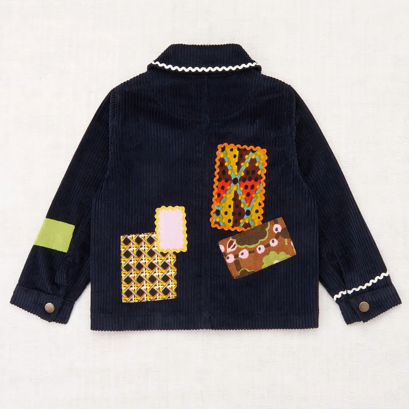 Misha & Puff - Corduroy patchwork chore coat - Ink