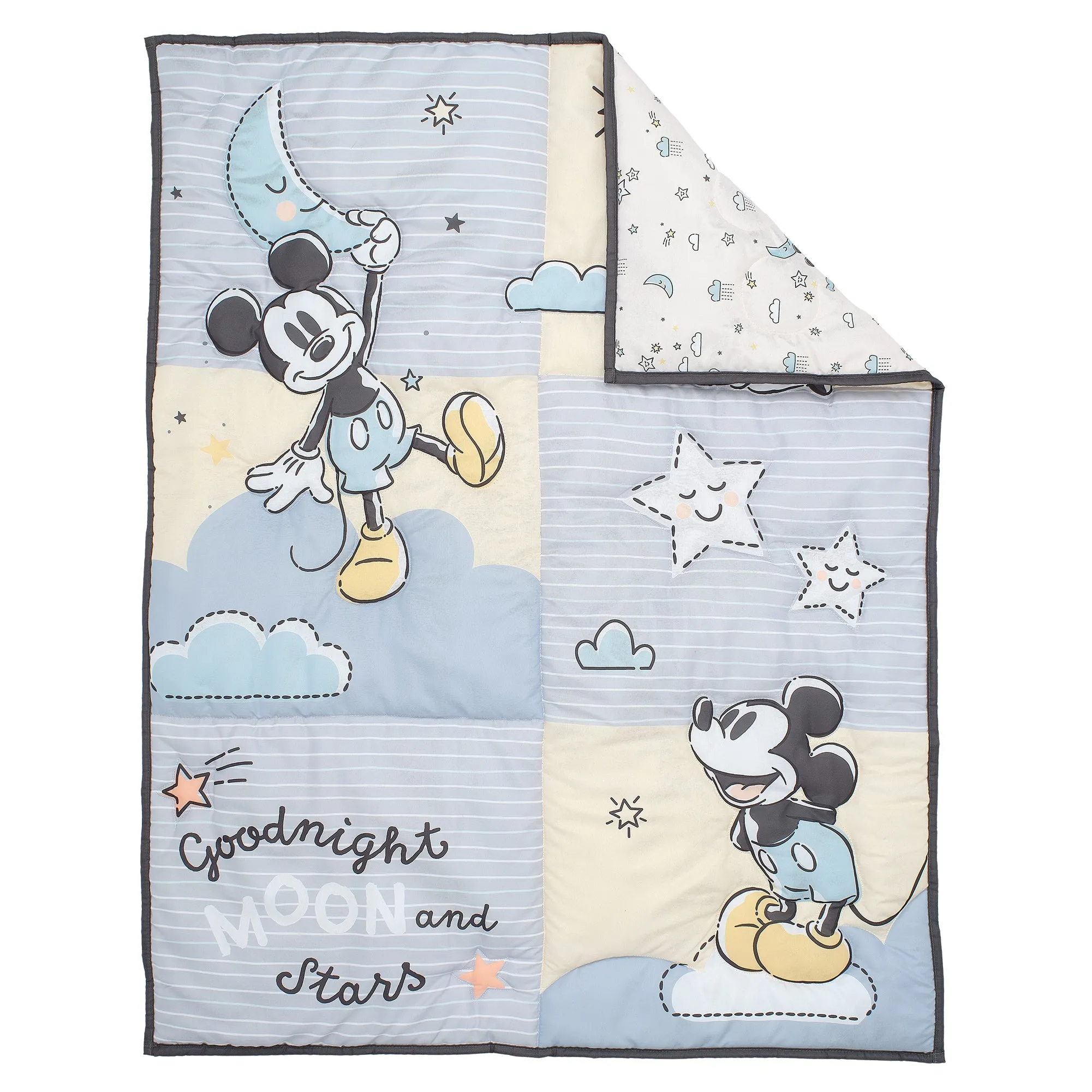 Moonlight Mickey 3-Piece Crib Bedding Set