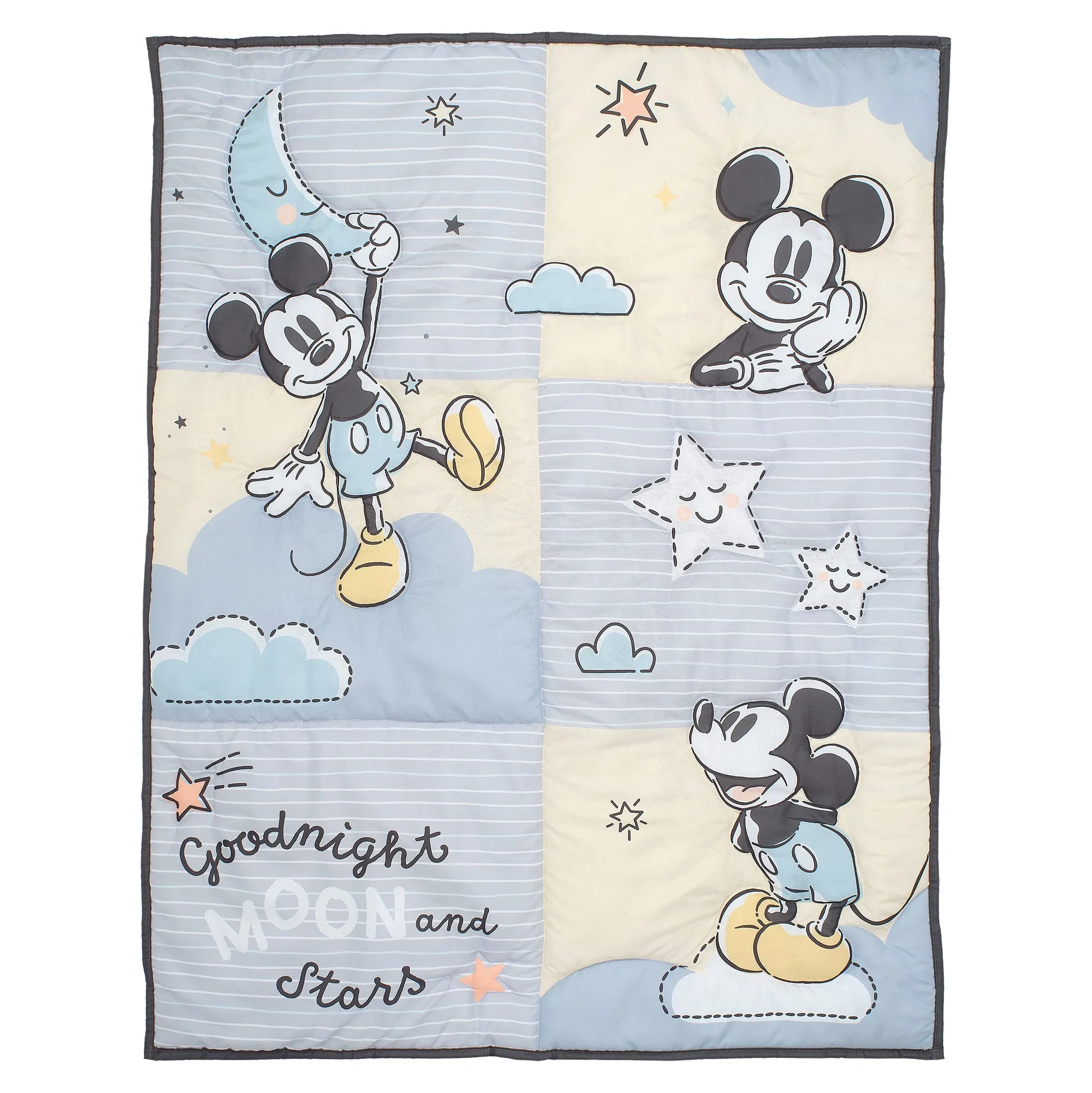 Moonlight Mickey 3-Piece Crib Bedding Set