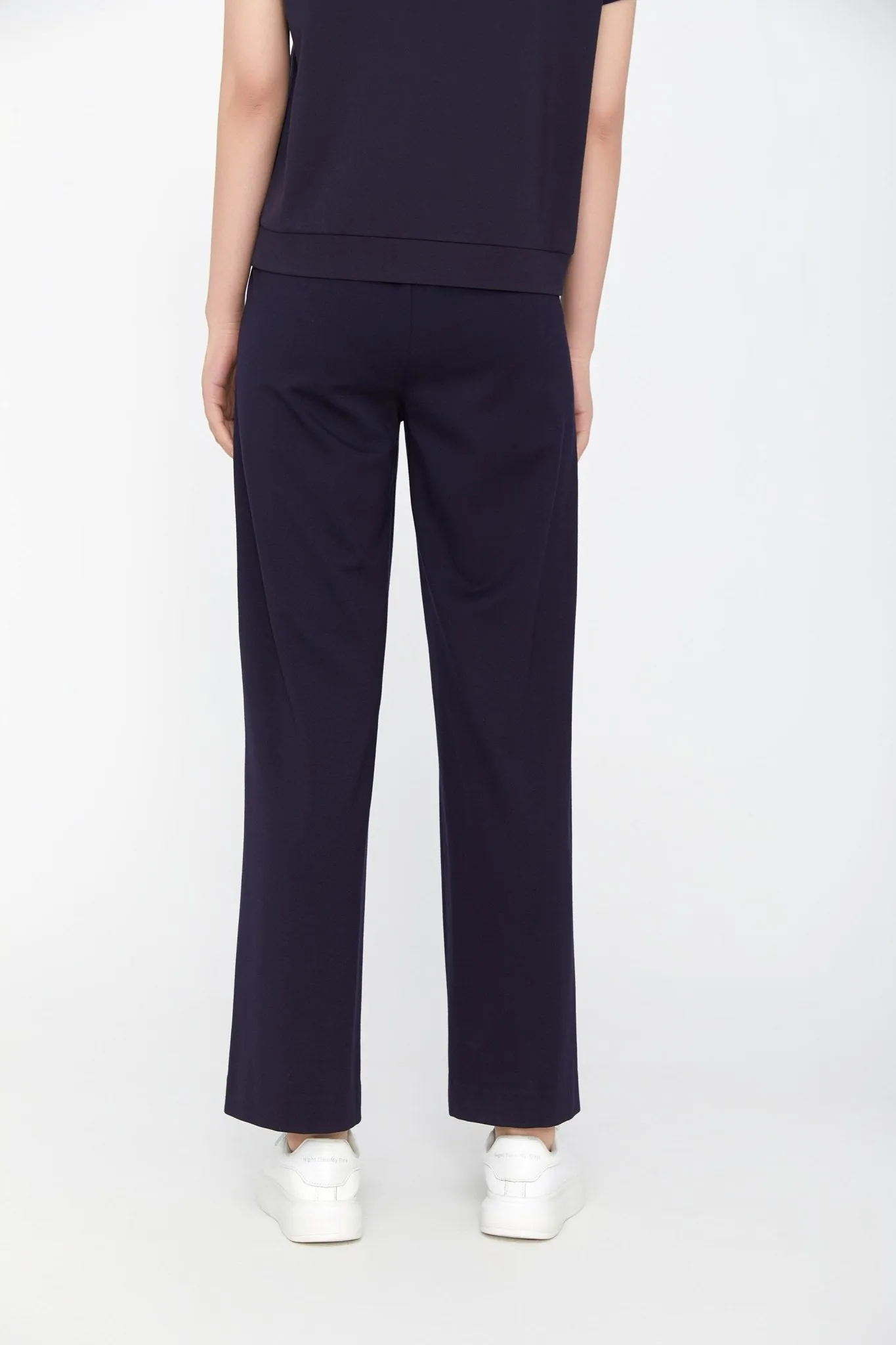 Navy Blue Wide Leg Loose Comfy Pants