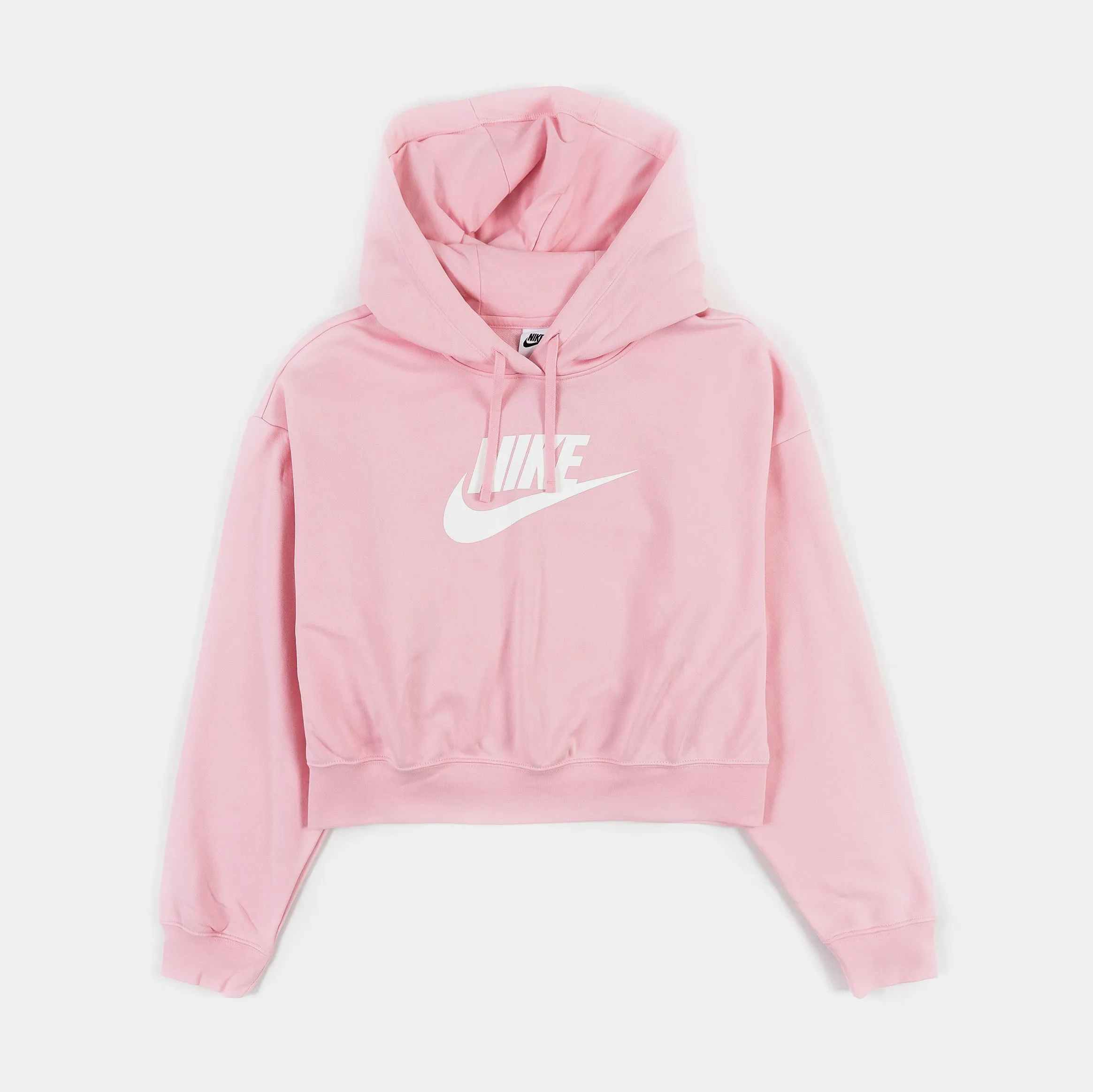 NSW Club Fleece Crop Womens Hoodie (Pink/White)