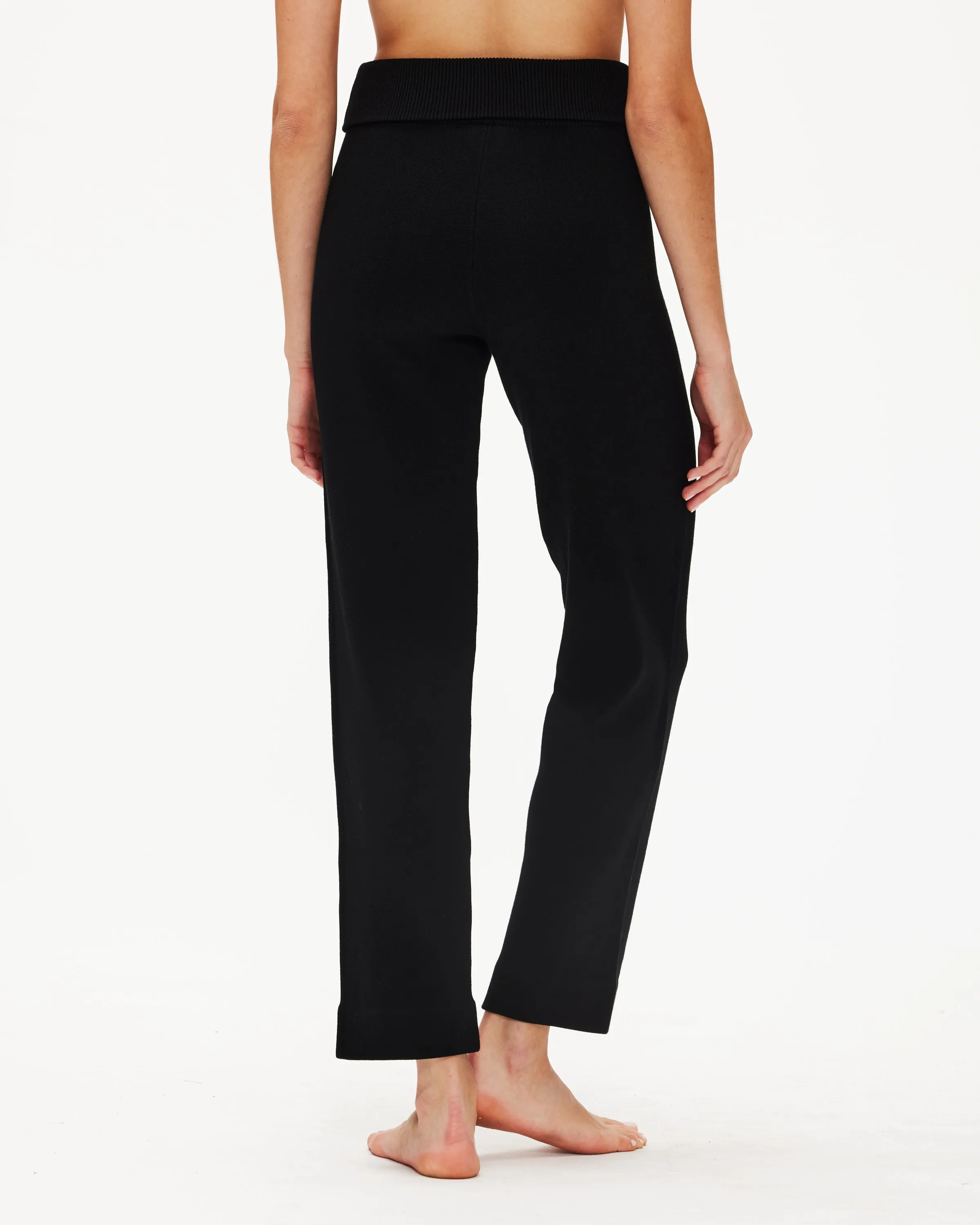 Olly High-Waisted Knit Pants