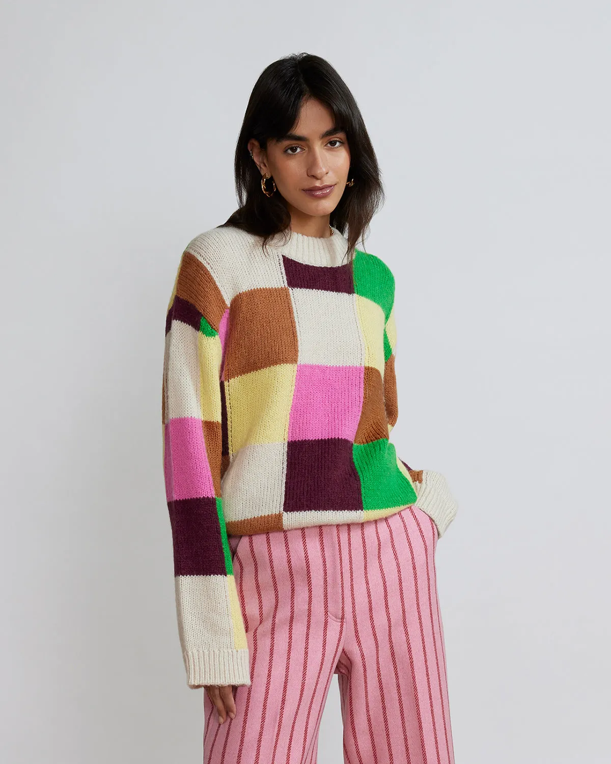 Phoebe Patchwork Sweater