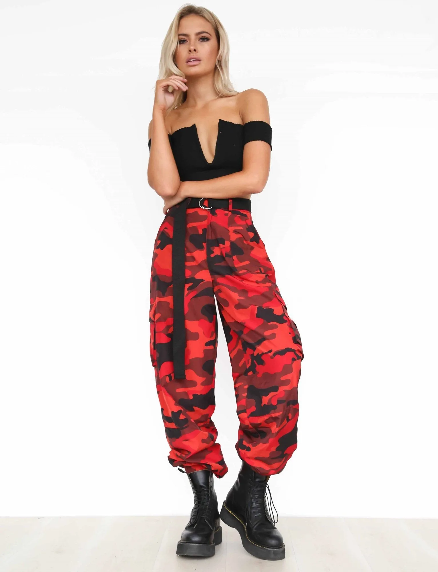 Pit Viper Pant - Red Camo Print