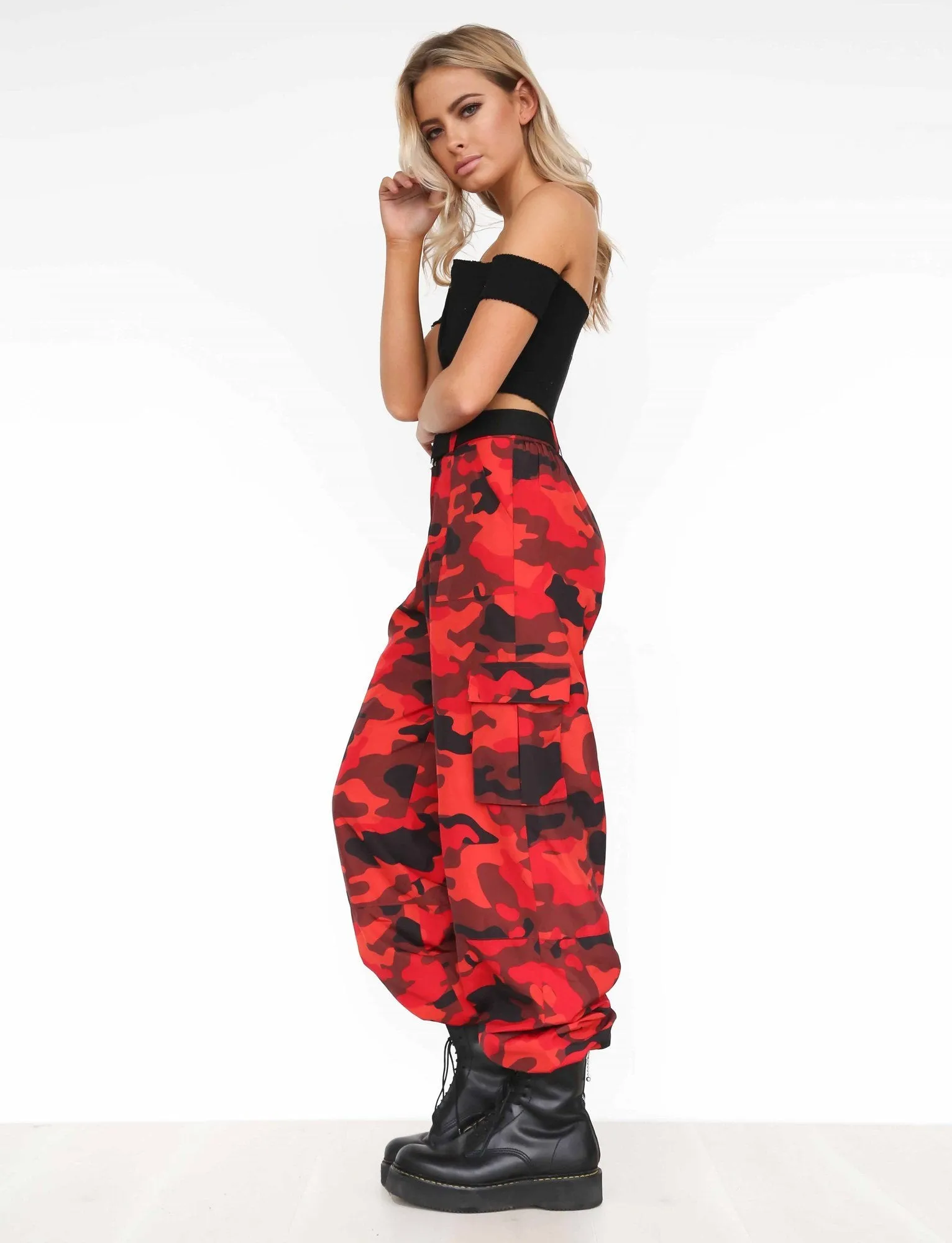 Pit Viper Pant - Red Camo Print