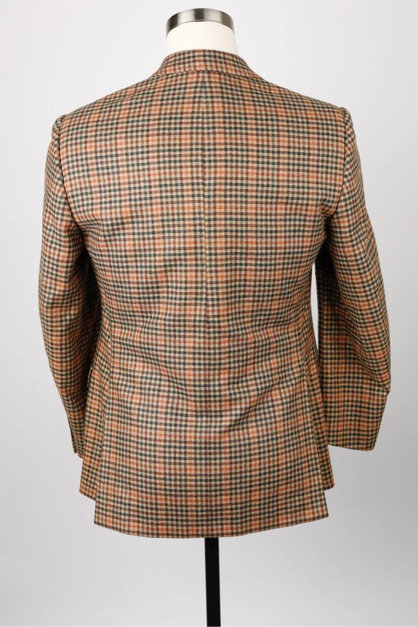 Plaid Cashmere Sports Coat