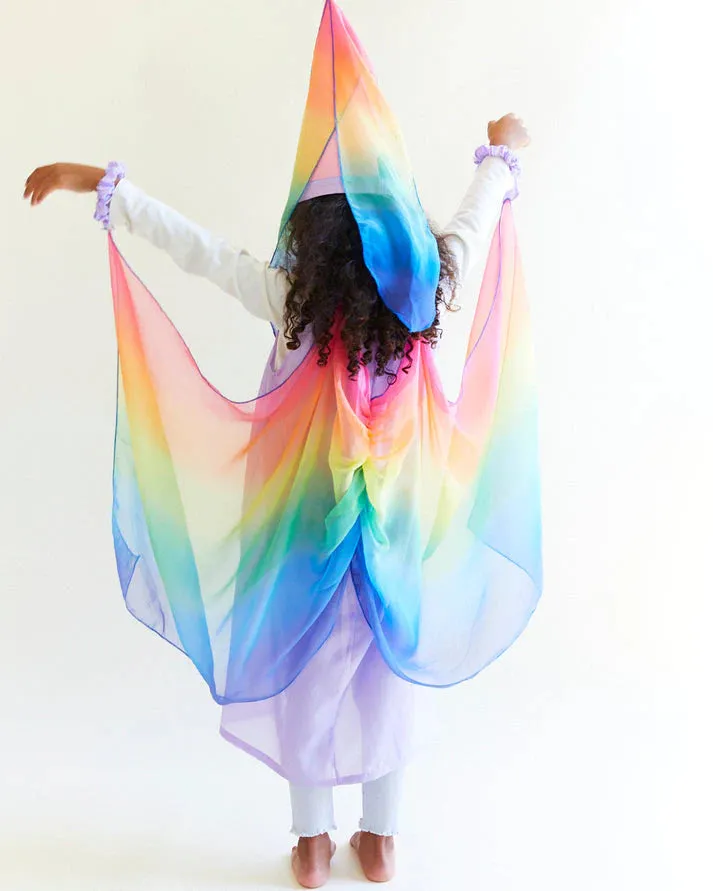 Sarah's Silks Lavendar & Rainbow Fairy Dress