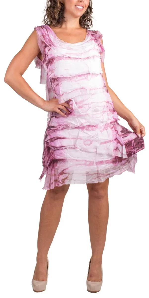 Siena Sleeveless Tie-Dye Dress