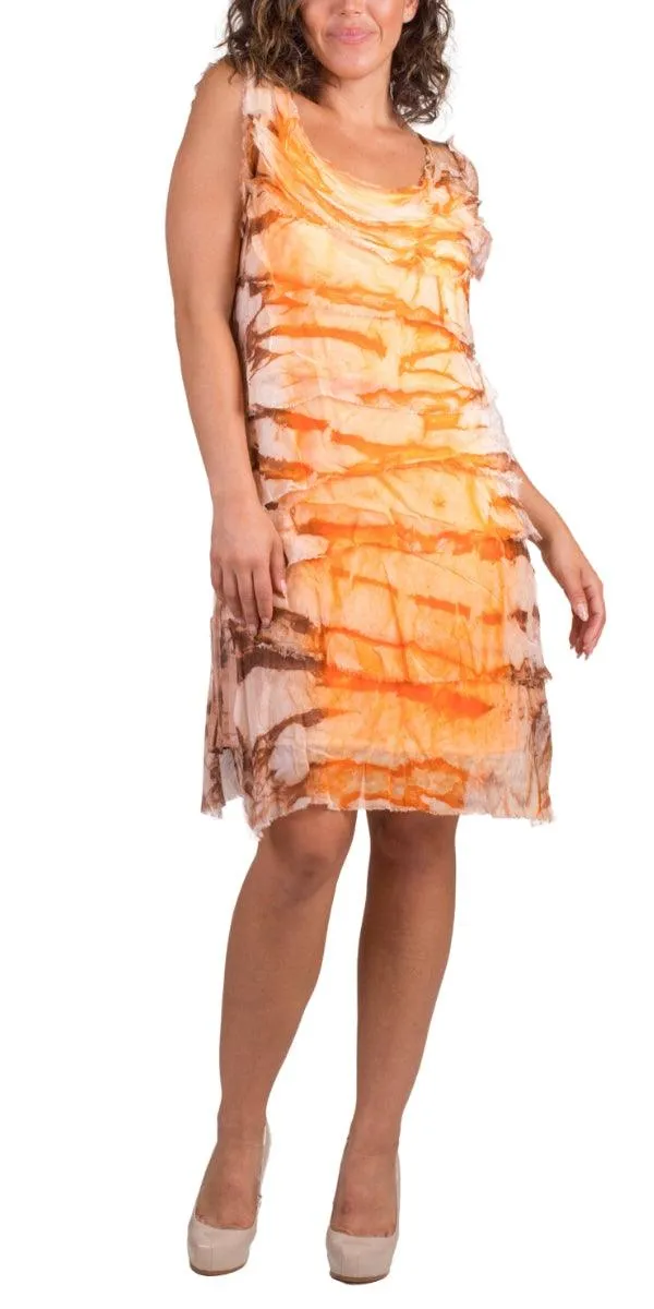 Siena Sleeveless Tie-Dye Dress