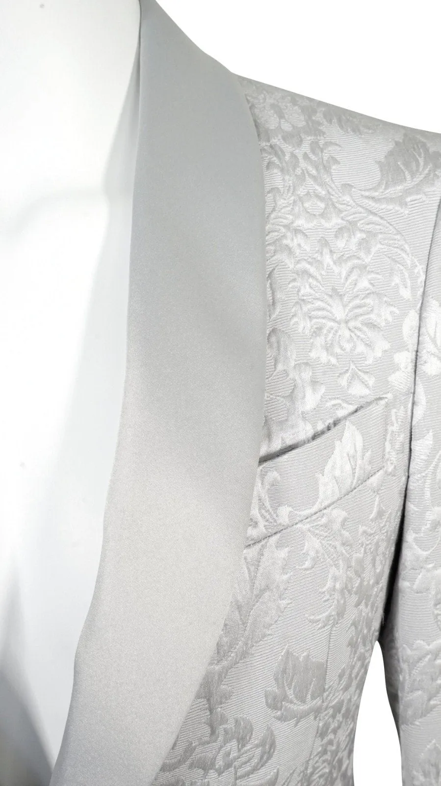 Silver Fiore Dinner Jacket