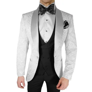 Silver Fiore Dinner Jacket