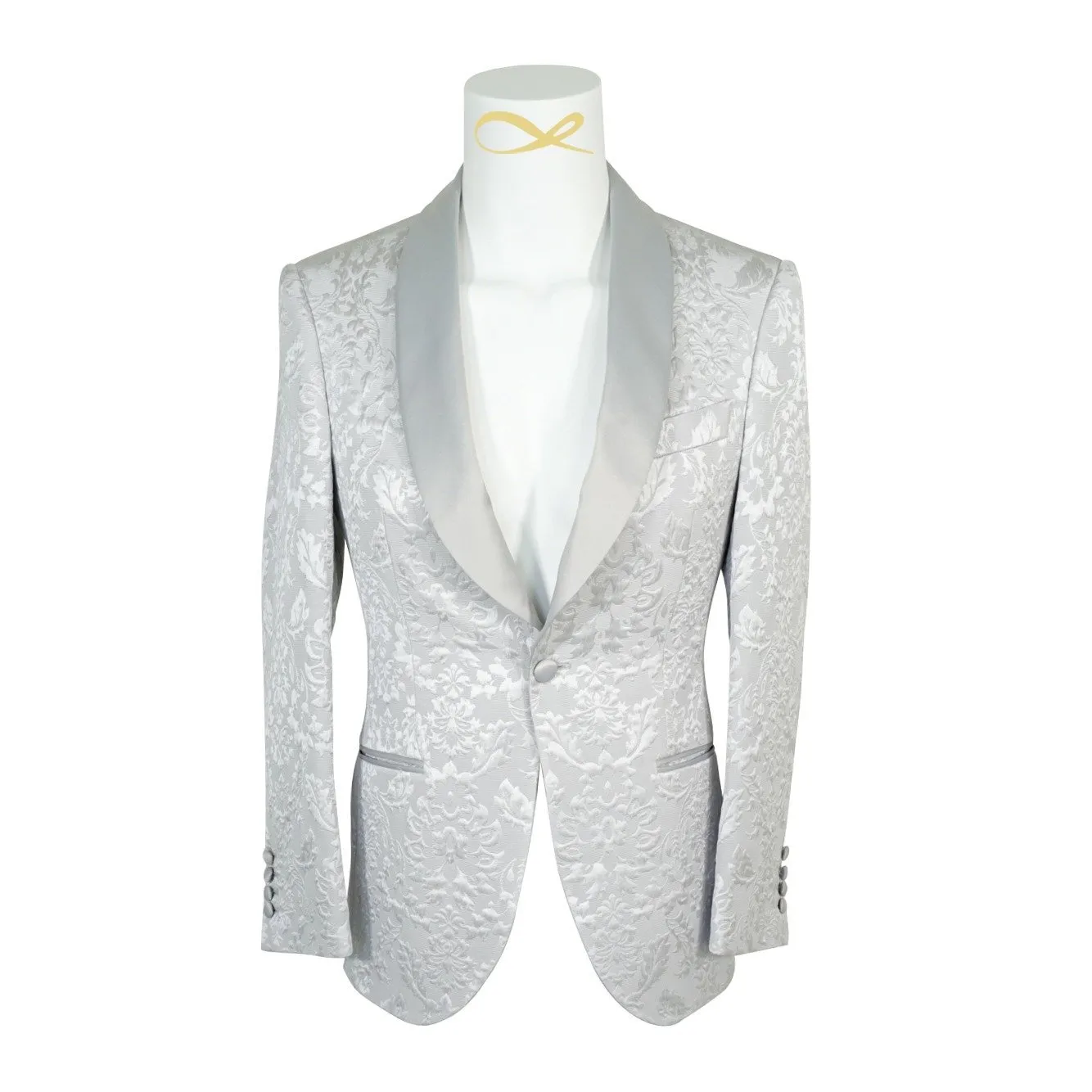 Silver Fiore Dinner Jacket