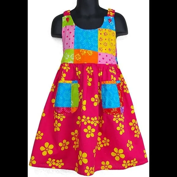 Sunny's Patchwork Dress (Ages: 2, 4, 6)