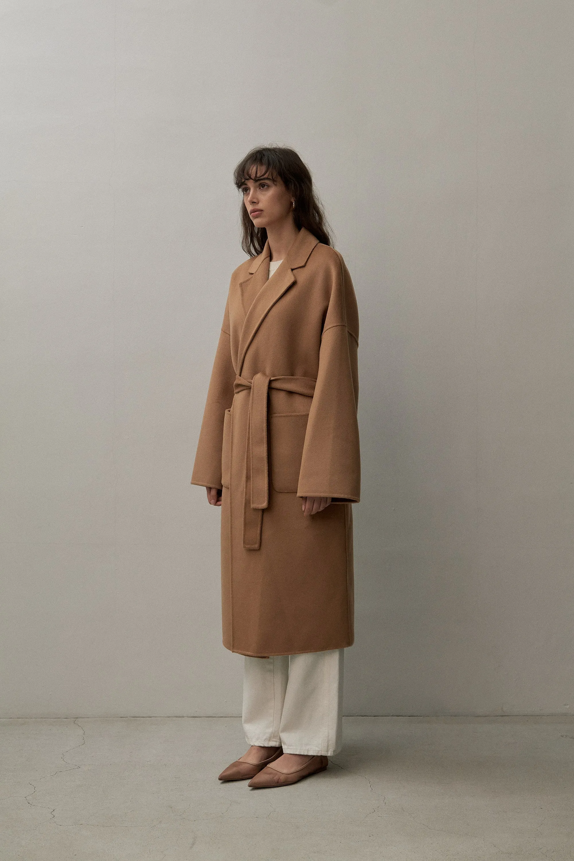 THE BOYFRIEND COAT - CAMEL