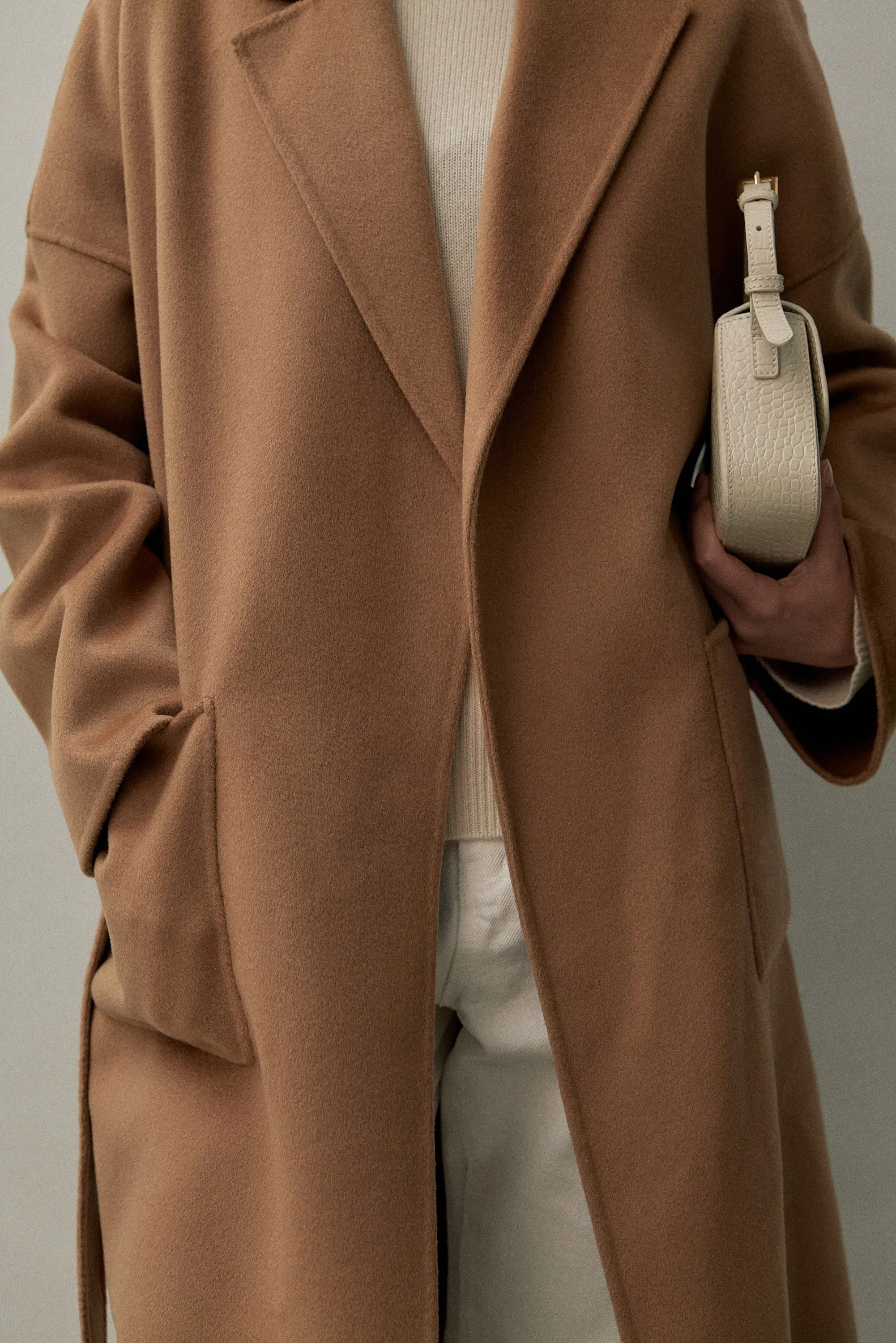 THE BOYFRIEND COAT - CAMEL