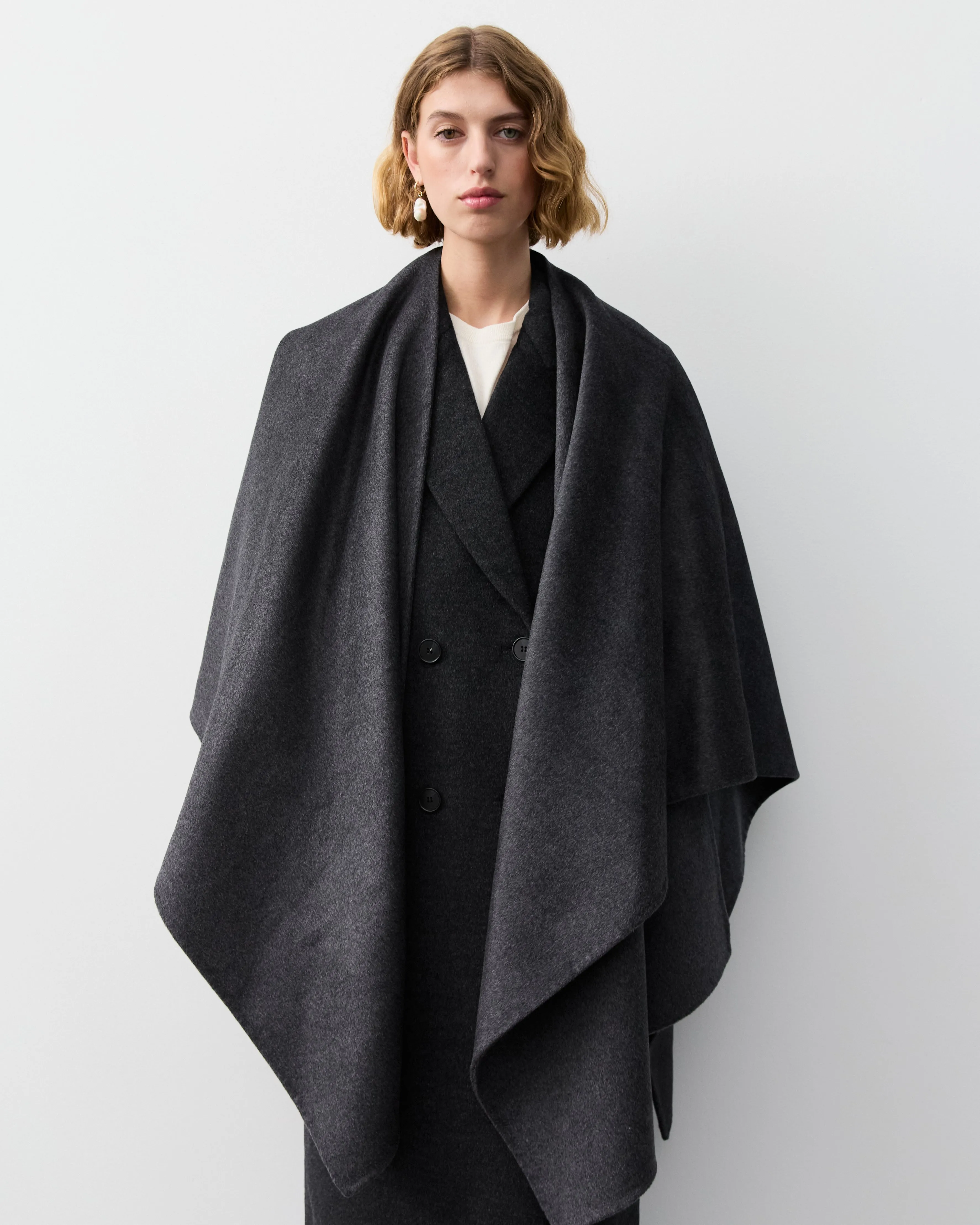 THE NEW YORK COAT- CHARCOAL