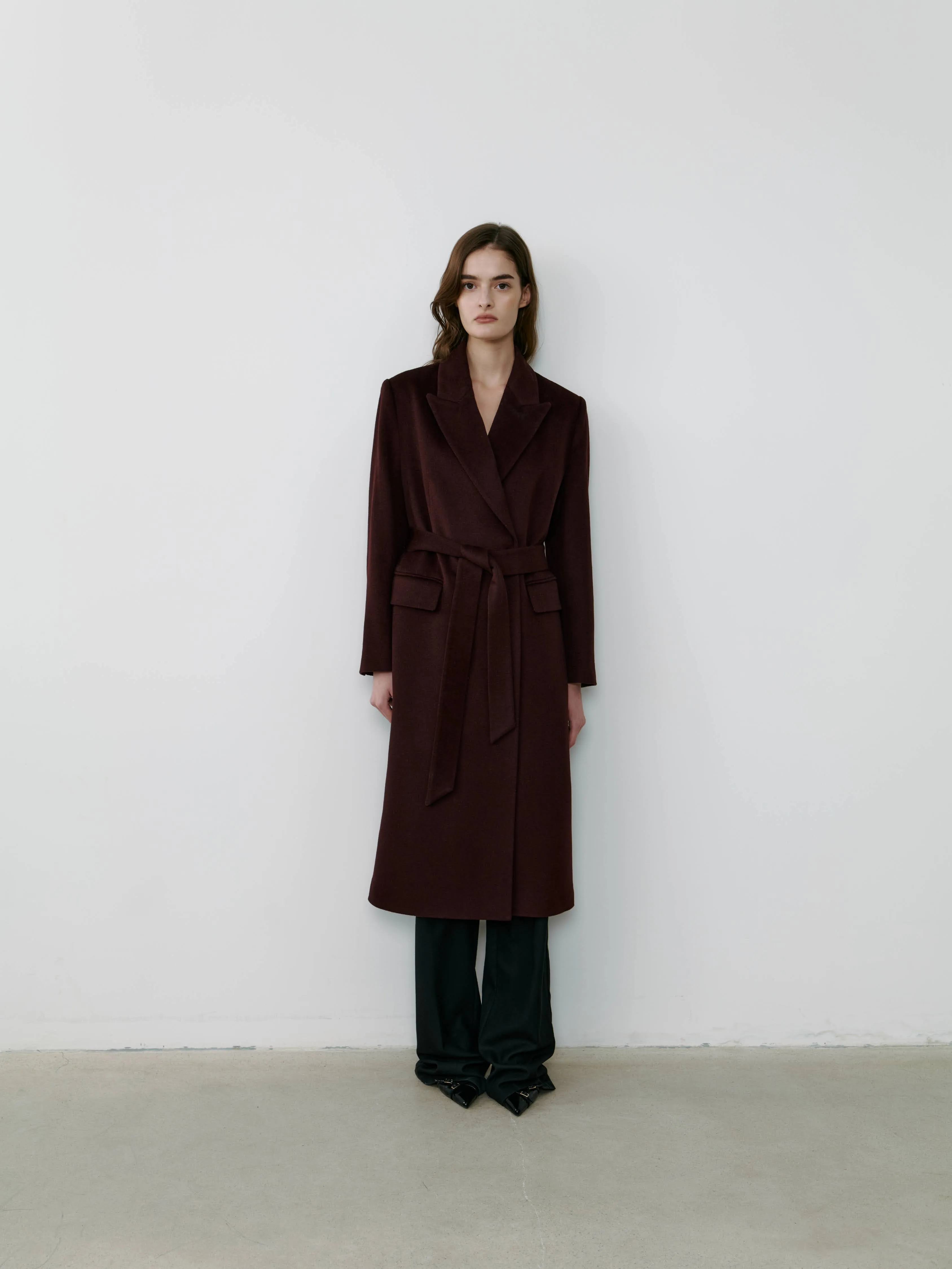 THE PARISIAN COAT - BURGUNDY