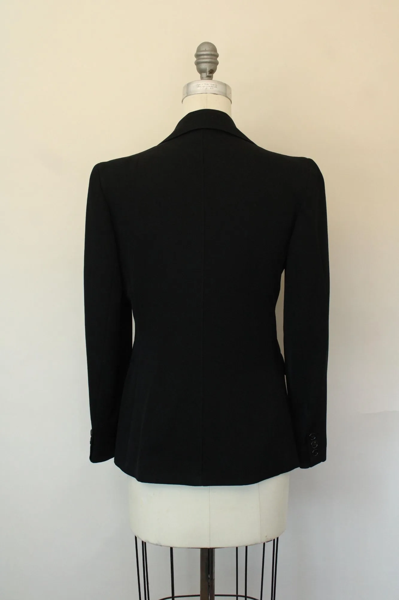 Vintage 1980s Evan Picone Black Blazer