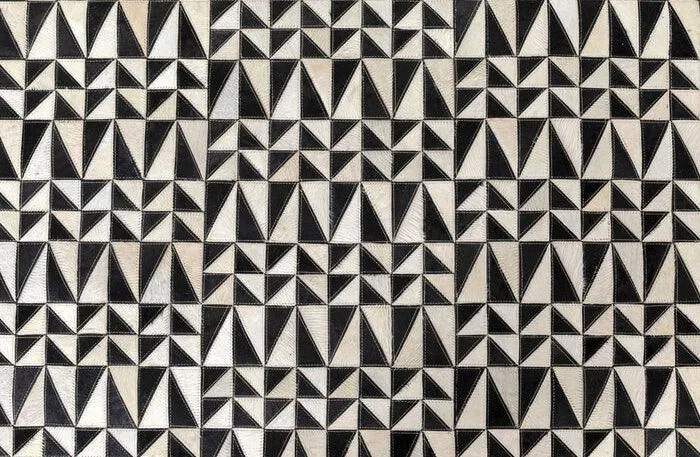 Zigzag Leather Carpet